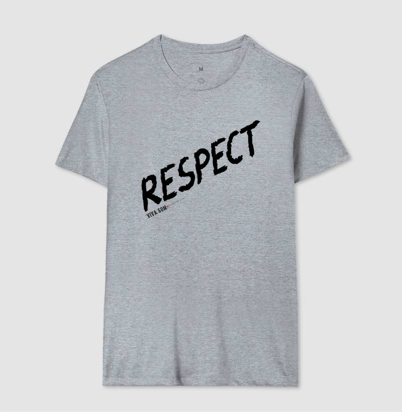 Respect Inspiração- Camiseta Masculin Confort