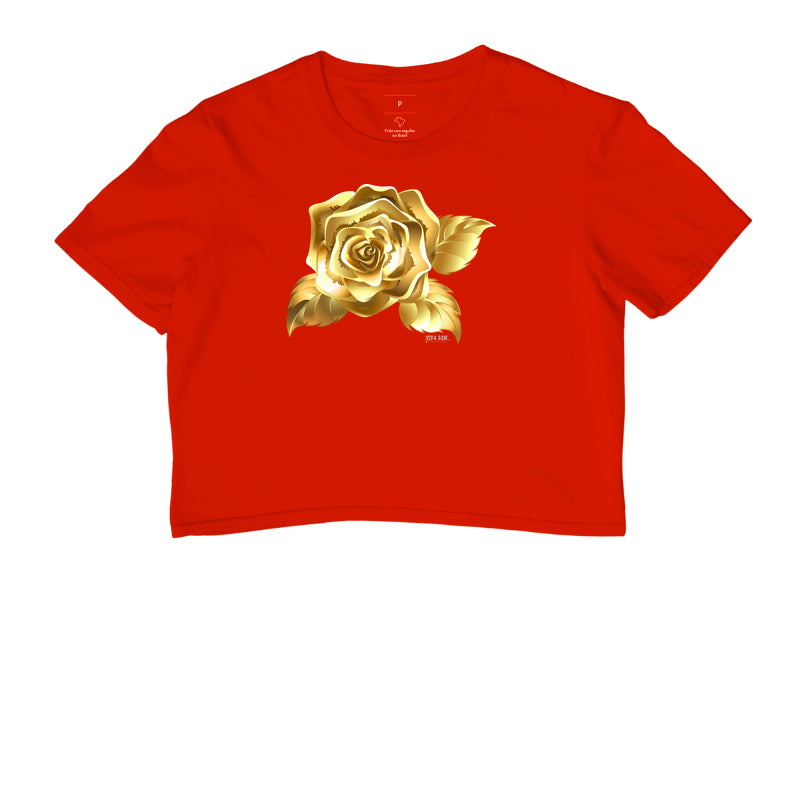 Cropped Rosa de Ouro Girl