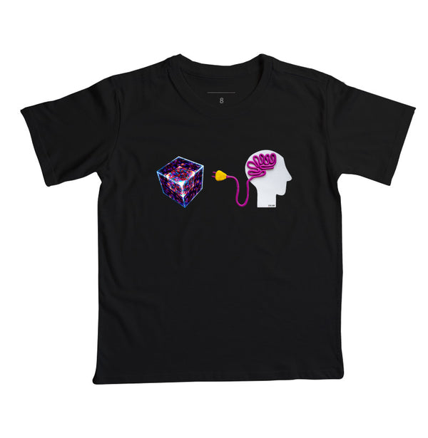 Ligado no cubo mágico - Camiseta infantil