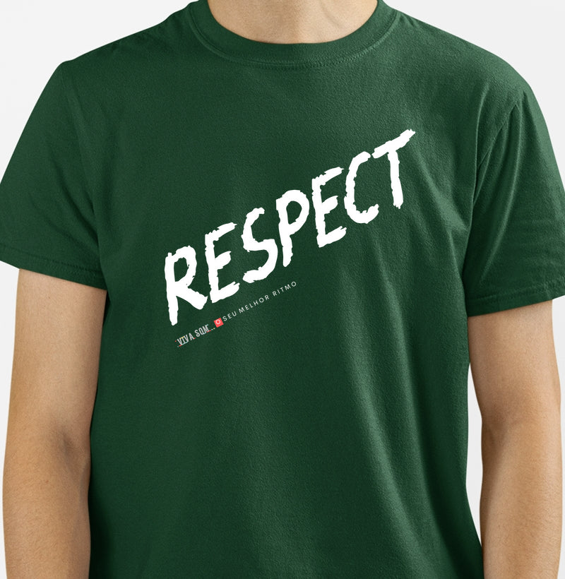 Respect Inspiração- Camiseta Masculin Confort