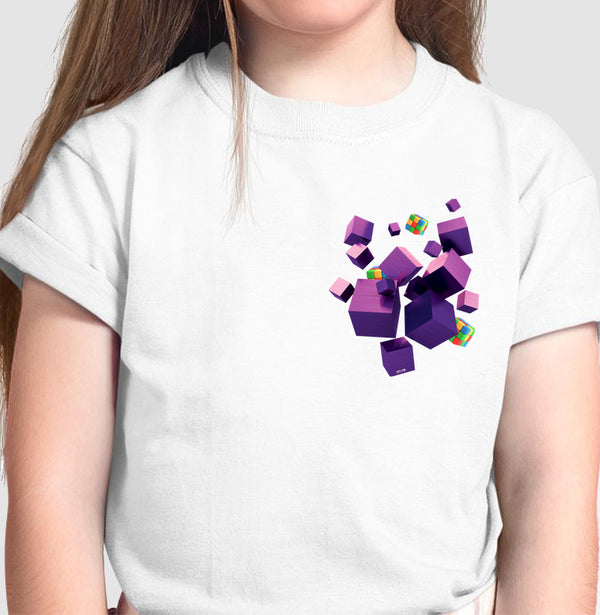 Os Cubos  - Camiseta Infantil