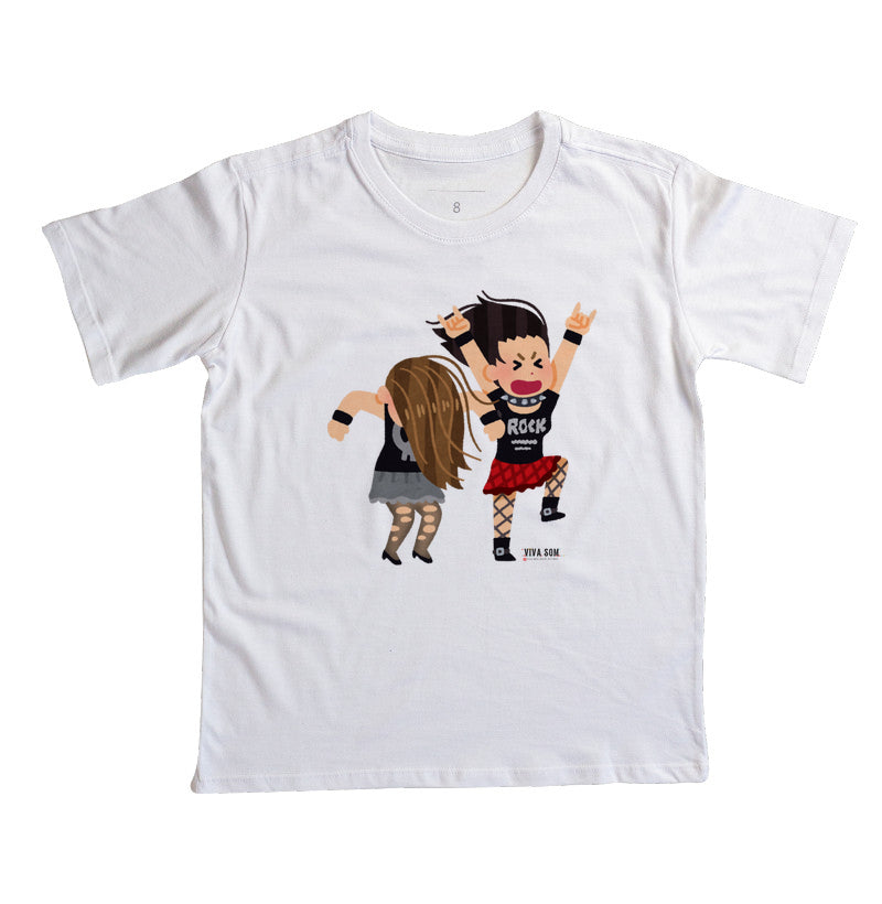 Rock Divertido - Camiseta Infantil