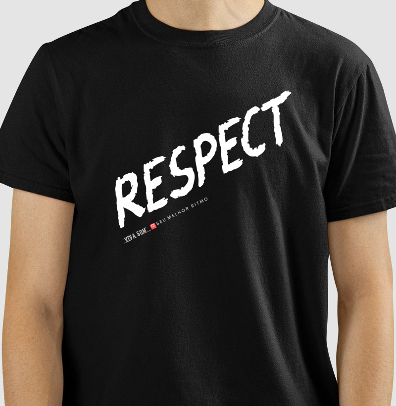 Respect Inspiração- Camiseta Masculin Confort