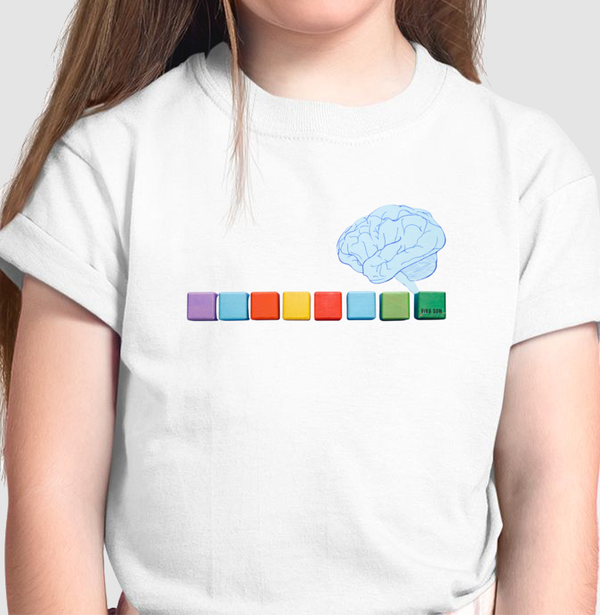 O pensamento colorido - Camiseta infantil